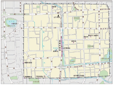 金中都外城復原示意圖