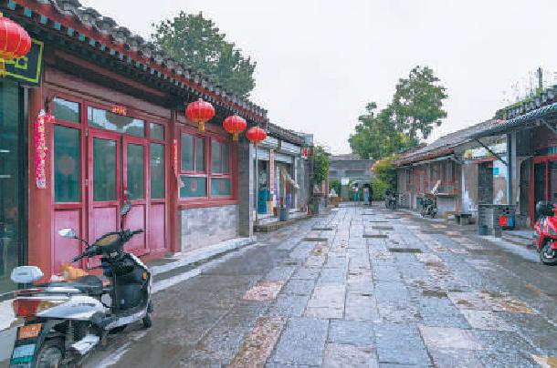 北橋灣街現貌。（蔣晨明 攝）