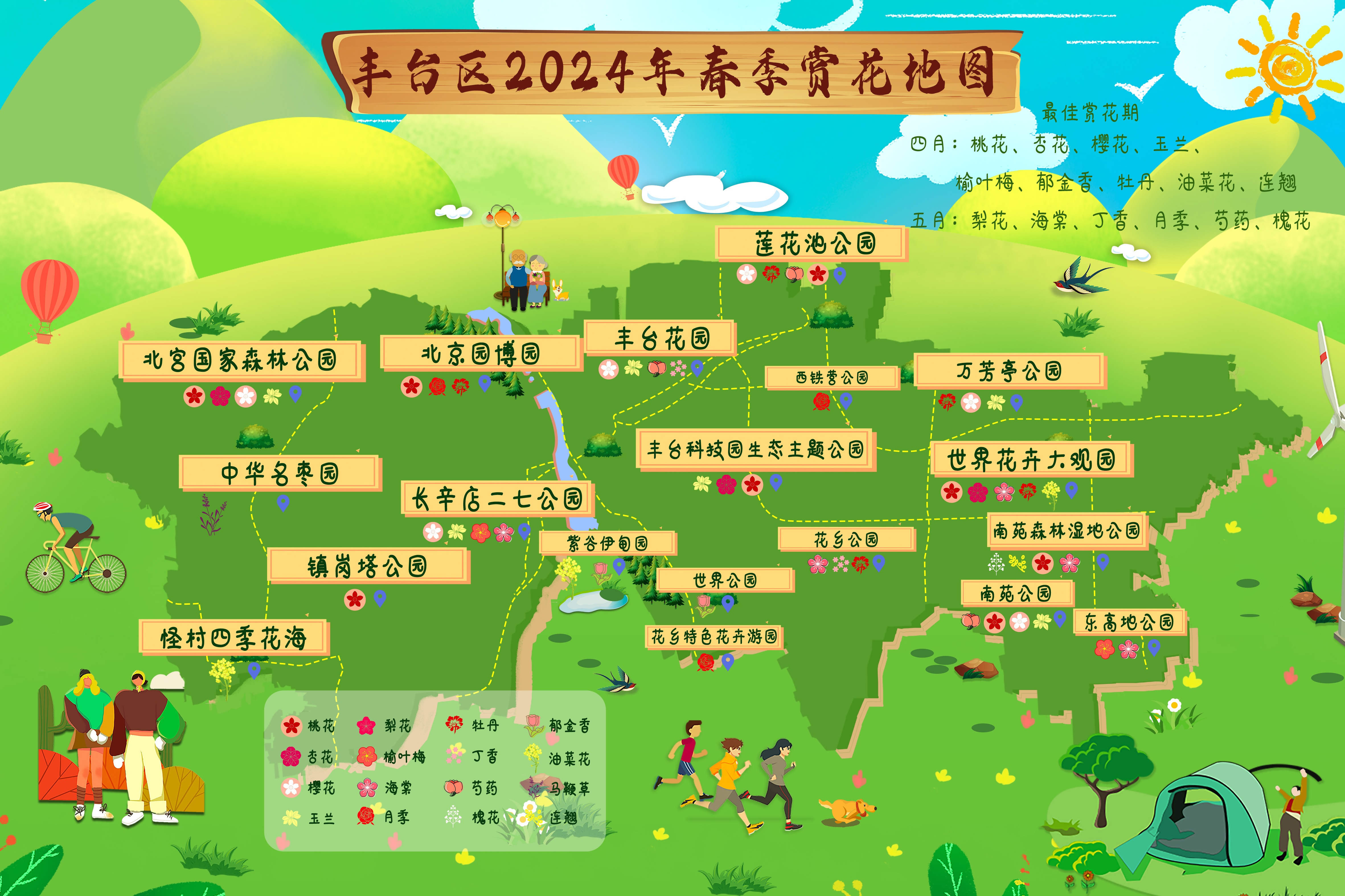 春季賞花地圖