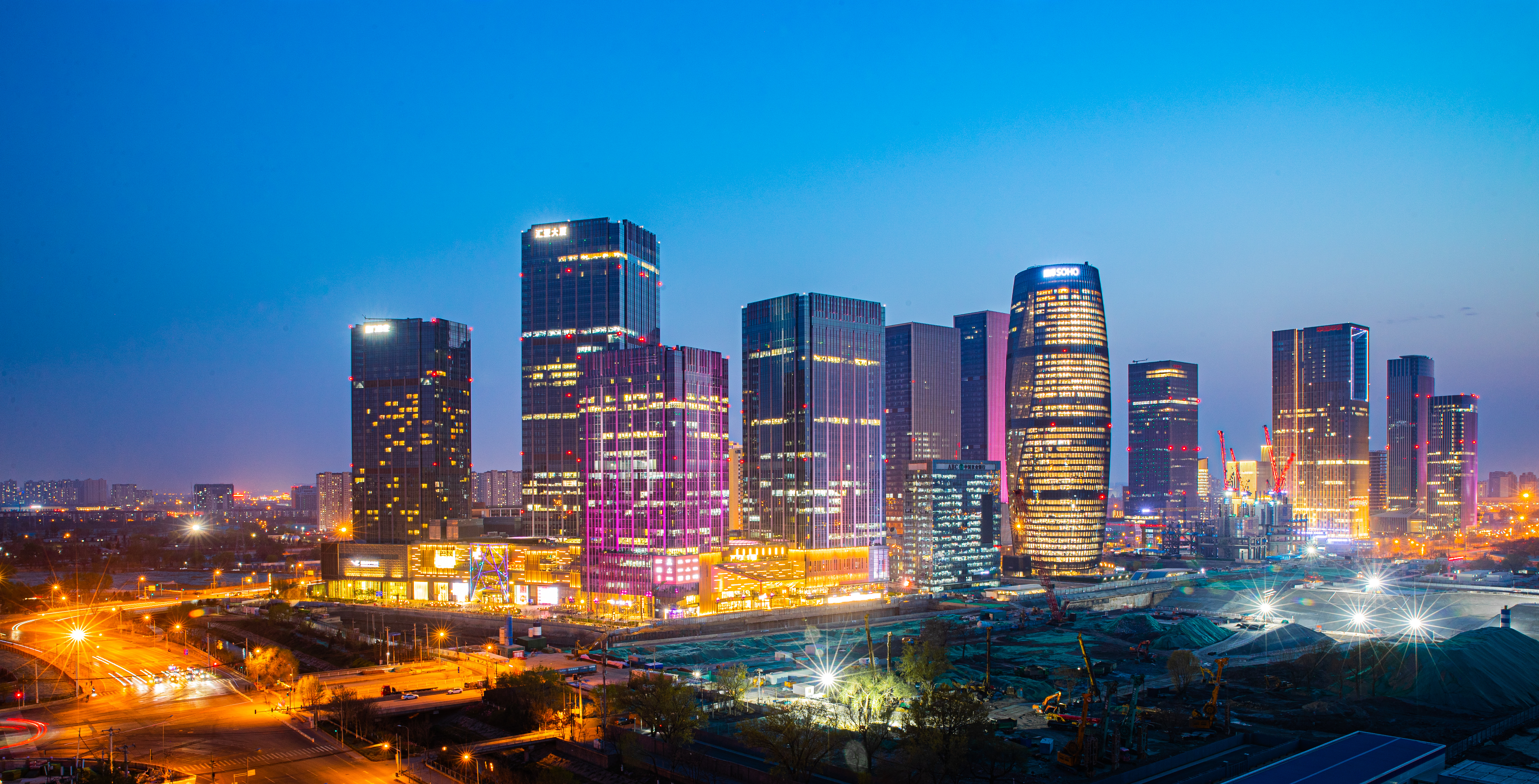 麗澤夜景照明點亮城南夜空