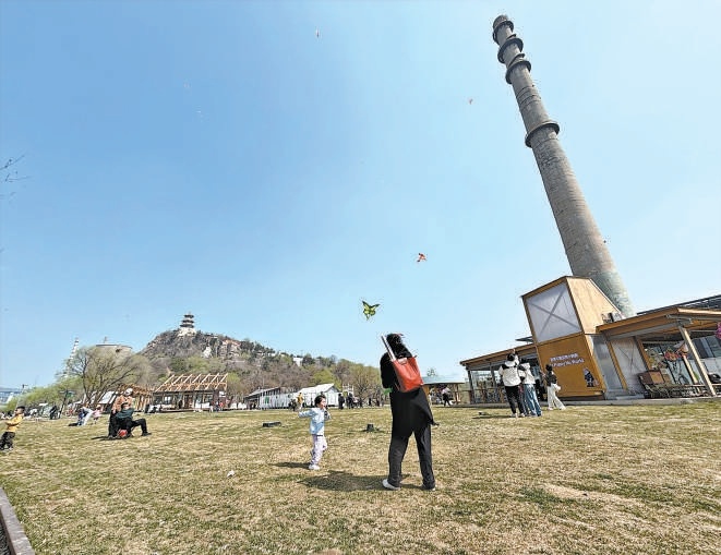 清明假期，永定河整合為不少市民遊客光顧的微度假勝地。