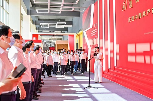 “回首百年路 奮進新大興” 慶祝中國共産黨成立100周年大興黨史展開幕4.jpg