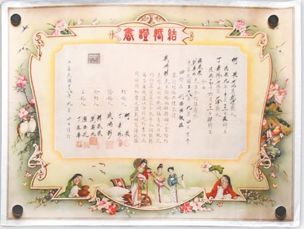 不同年代結婚證書 見證婚姻走向自由