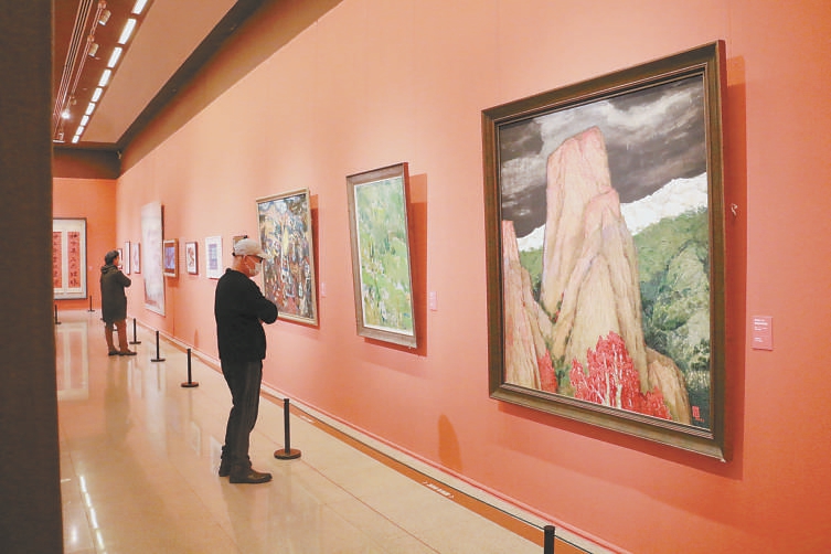 中國美術館展出近600件典藏精品