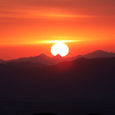 新年伊始 慕田峪長城日出風光