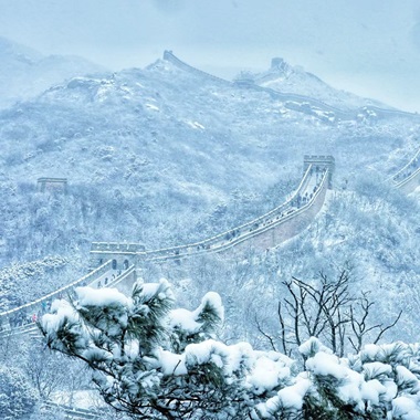 長城飄雪