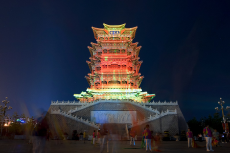 永定樓燈光秀
