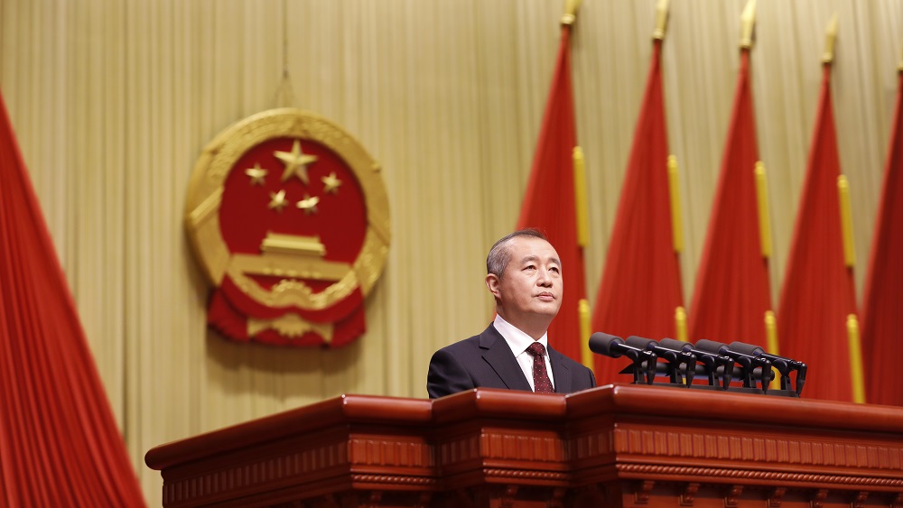 市人大常委會主任李偉作市人民代表大會常務委員會工作報告