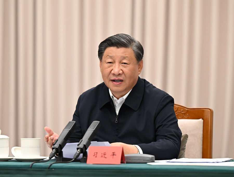9月7日下午，中共中央總書記、國家主席、中央軍委主席習近平在黑龍江省哈爾濱市主持召開新時代推動東北全面振興座談會併發表重要講話。