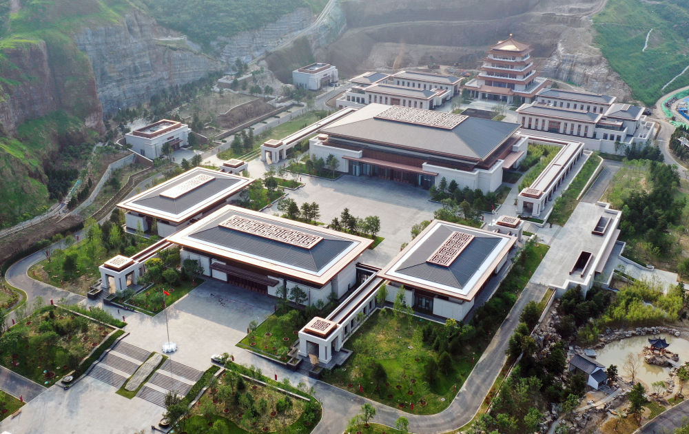 這是2022年7月30日拍攝的中國國家版本館中央總館（無人機照片）。