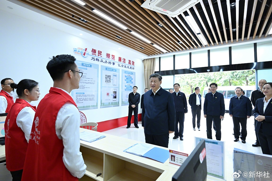 習近平在廣西南寧市考察調研