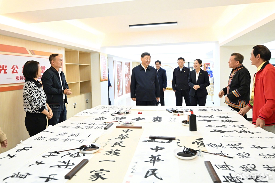 習近平在廣西南寧市考察調研