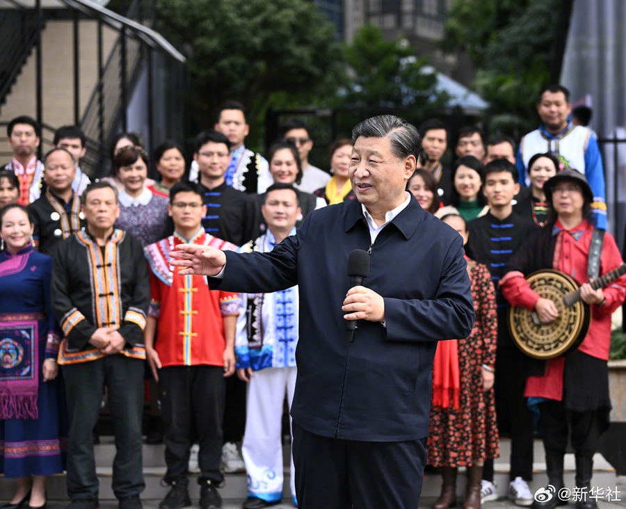 習近平在廣西南寧市考察調研