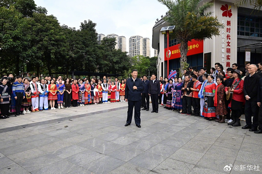 習近平在廣西南寧市考察調研