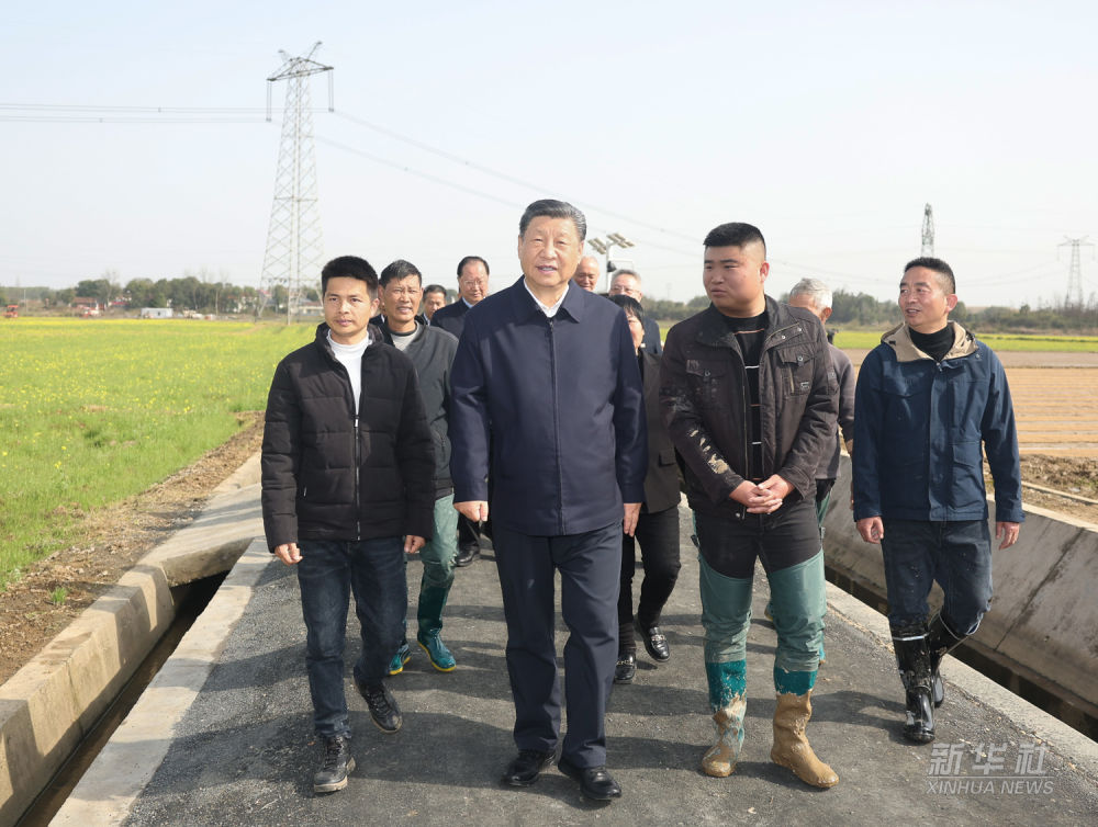 習近平在湖南常德市考察調研