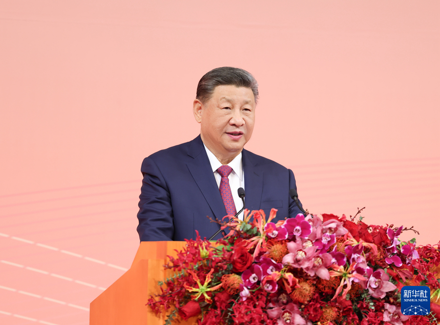 12月19日晚，國家主席習近平出席澳門特別行政區政府歡迎晚宴併發表重要講話。