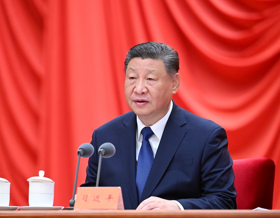 1月6日，中共中央總書記、國家主席、中央軍委主席習近平在中國共産黨第二十屆中央紀律檢查委員會第四次全體會議上發表重要講話。