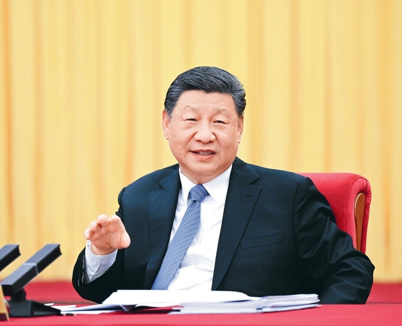 2025年3月6日下午，中共中央總書記、國家主席、中央軍委主席習近平看望參加全國政協十四屆三次會議的民盟、民進、教育界委員，並參加聯組會，聽取意見和建議。