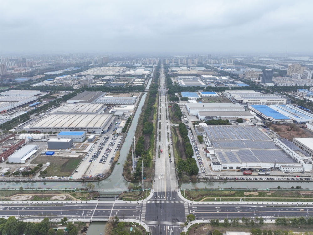 2026年2月25日在江蘇太倉拍攝的德企聚集區（無人機照片）。