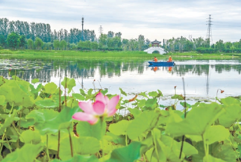 城市綠心森林公園的建設，是通州區創建“國家森林城市”的一大亮點。這座公園將於9月底正式對市民開放。