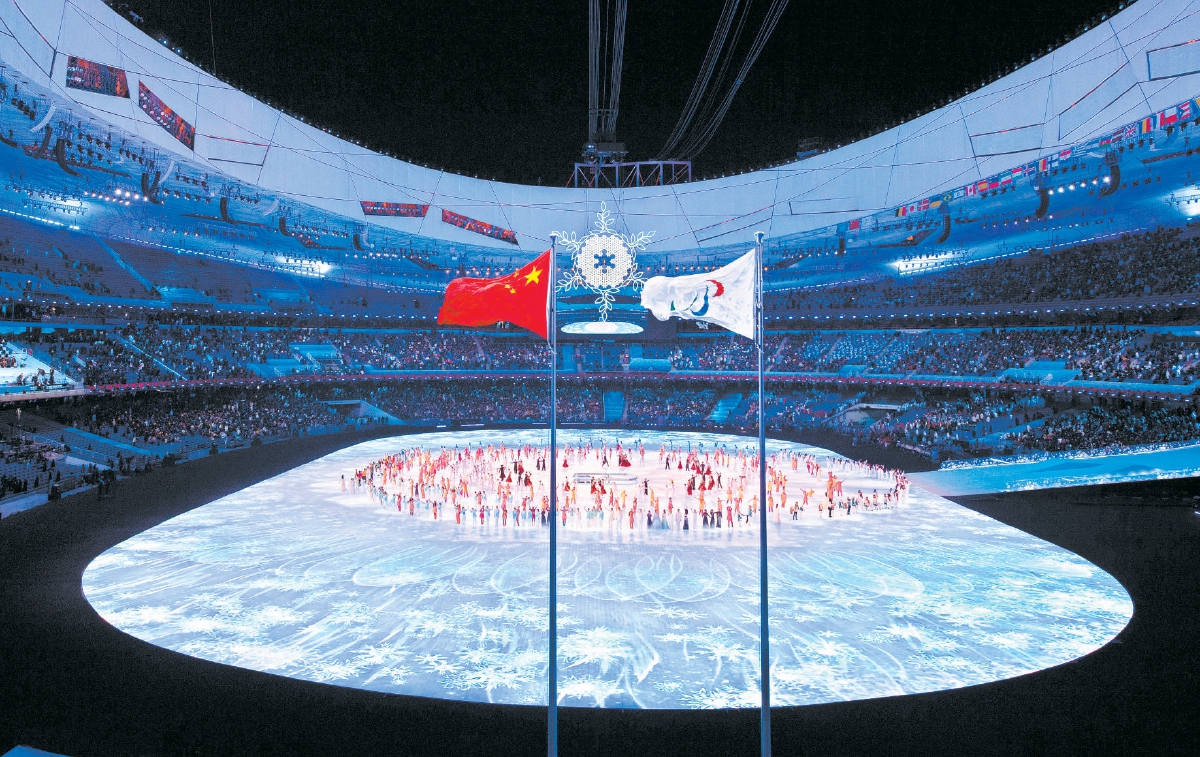 3月4日晚，北京2022年冬殘奧會開幕式在北京國家體育場舉行。