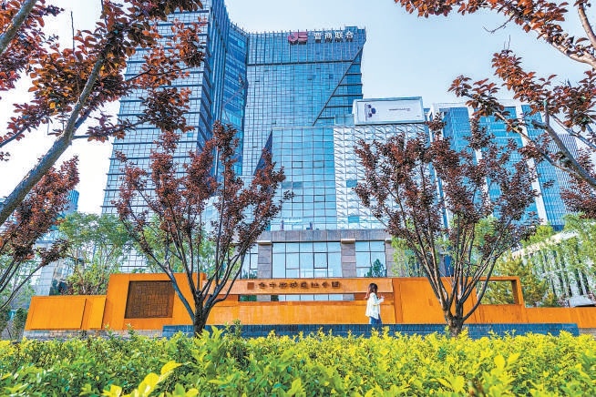 金中都城遺址公園與麗澤金融商務區有機融合。
