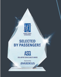 大興機場連續第五年獲國際機場協會（ACI）最佳機場獎。