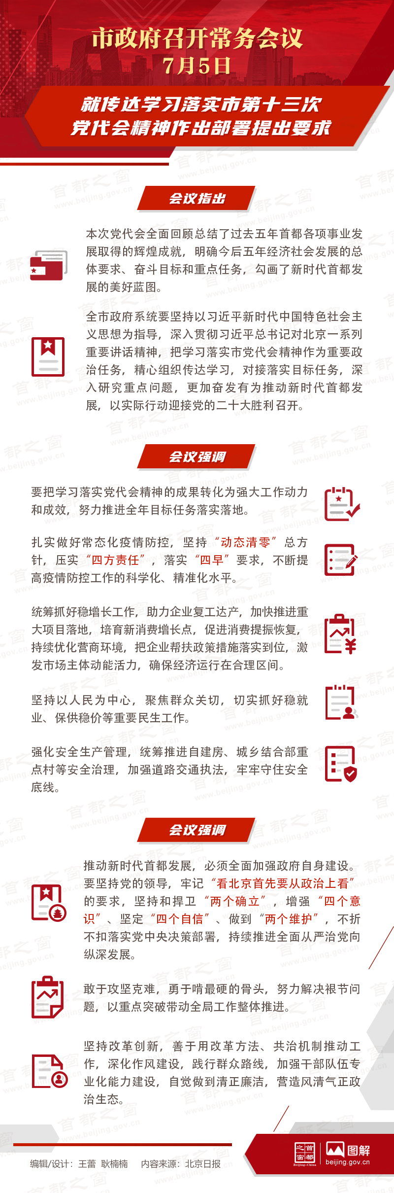 市政府常務會議：就傳達學習落實市第十三次黨代會精神作出部署提出要求