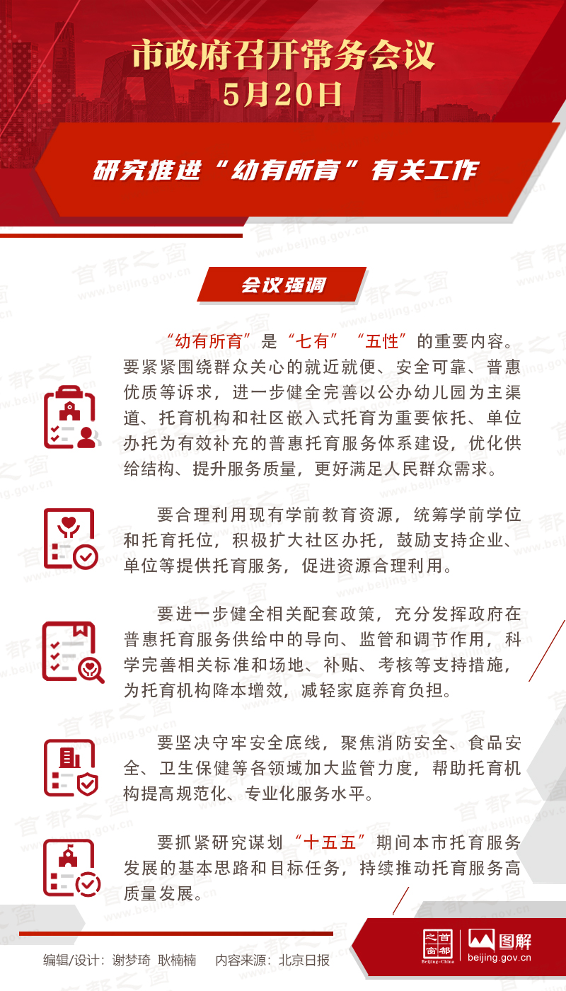 研究推進“幼有所育”有關工作
