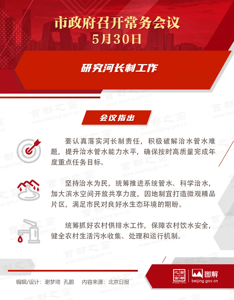 研究河長制工作