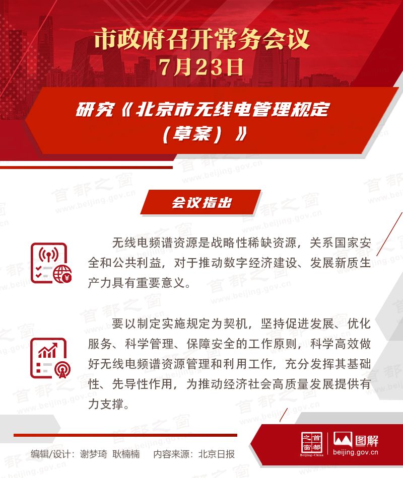 研究《北京市無線電管理規定（草案）》
