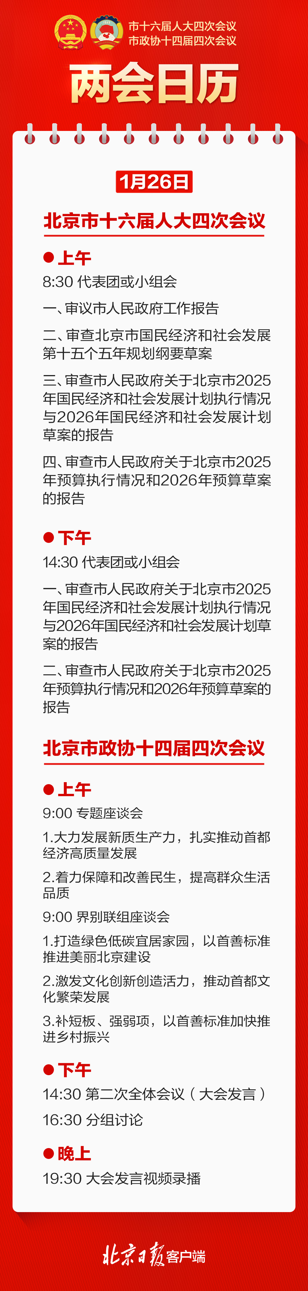 北京市政協十四屆四次會議第二次全體會議