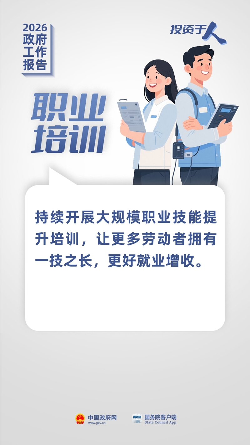 投資於人！政府工作報告最新部署