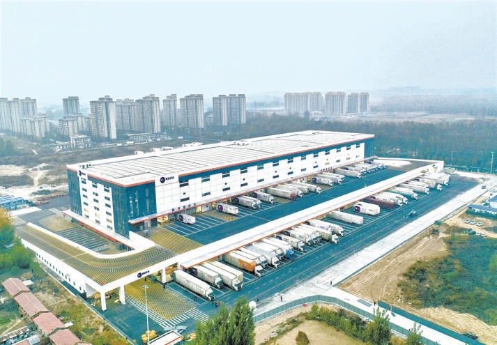 圓通速遞北方總部基地外景。