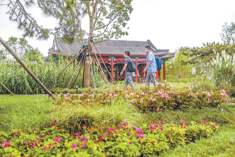即將竣工的城市綠心森林公園。