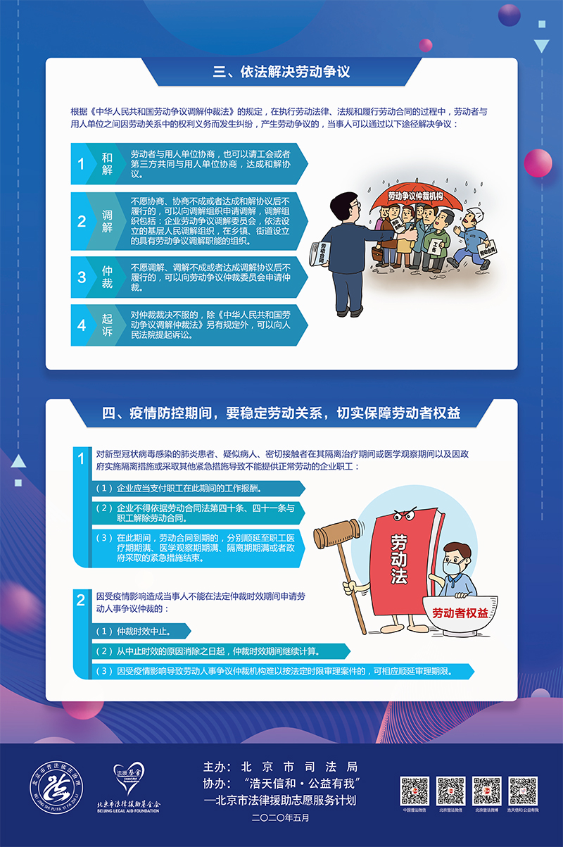 依法保護勞動權益 有序推進復工復産
