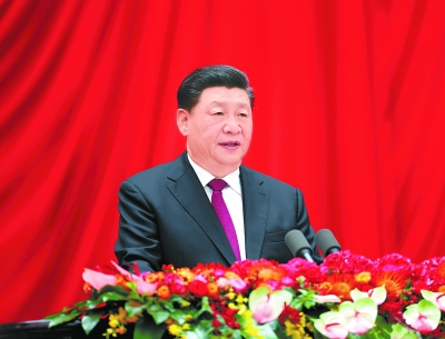 9月30日晚，慶祝中華人民共和國成立70周年招待會在北京人民大會堂隆重舉行。