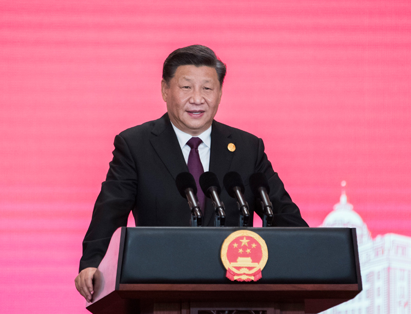 習近平發表致辭