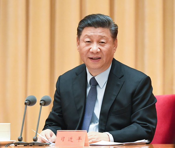 中共中央總書記、國家主席、中央軍委主席習近平發表重要講話。