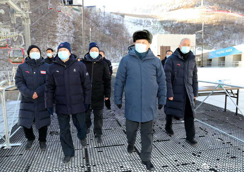 習近平考察北京冬奧會、冬殘奧會籌辦工作