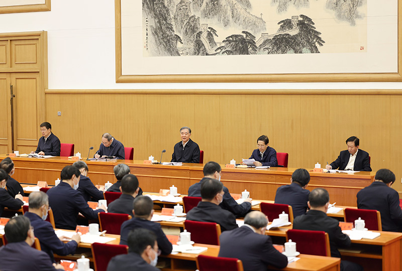12月3日至12月4日，全國宗教工作會議在北京召開。中共中央政治局常委、全國政協主席汪洋出席會議並作總結講話。(丁海濤 攝)