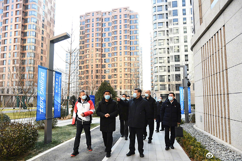 習近平在北京考察冬奧會、冬殘奧會籌辦備賽工作