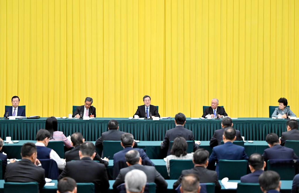 3月6日上午，中共中央政治局常委、國務院副總理丁薛祥參加全國政協十四屆三次會議港澳地區全國政協委員聯組會。