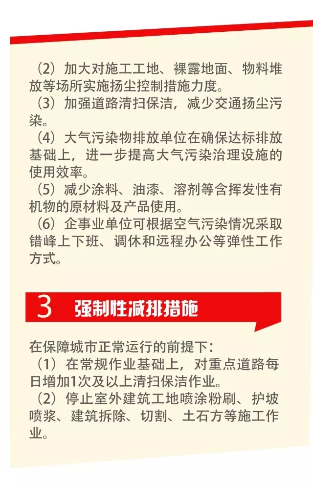 一圖讀懂《北京市空氣重污染應急預案》最新修訂版
