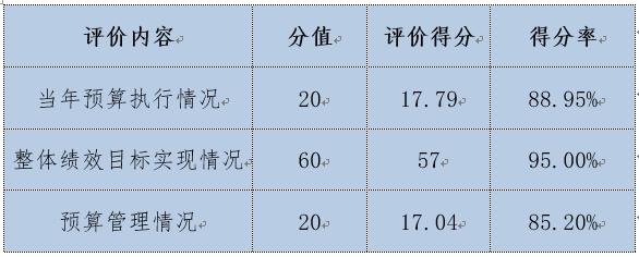 评价得分情况