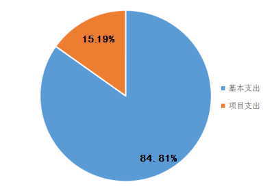 图2：基本支出和项目支出情况