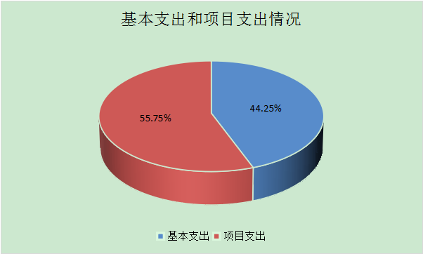 图2：基本支出和项目支出情况