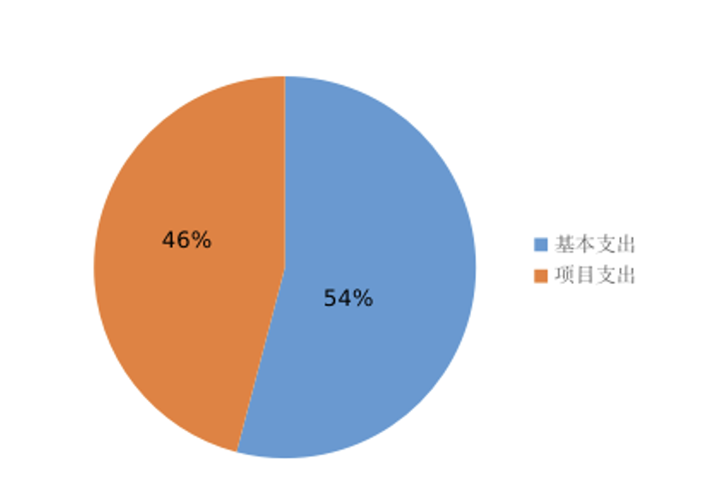 图2：基本支出和项目支出情况