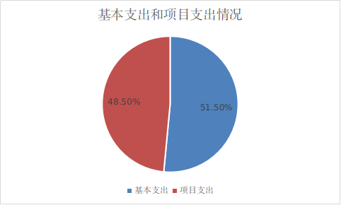 图2：基本支出和项目支出情况