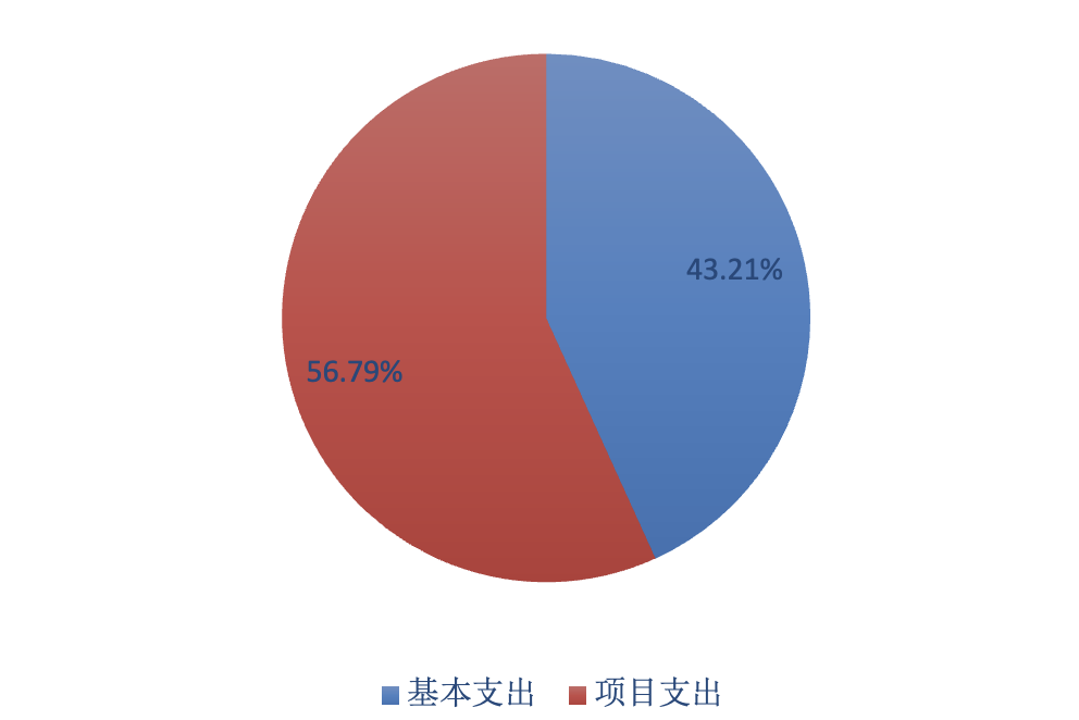 图2：基本支出和项目支出情况